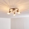 PARADO Ceiling light matt nickel, 3-light sources