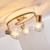 PARADO Ceiling light matt nickel, 3-light sources