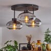 Haikala Ceiling Light clear, Smoke-coloured, 3-light sources