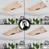 Surisultana Ceiling Light LED Light wood, 2-light sources
