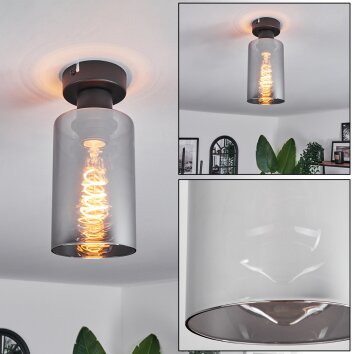 Hunouri Ceiling Light black, 1-light source