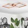 Surisultana Ceiling Light LED Light wood, black, 2-light sources