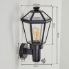 Catigny Outdoor Wall Light black, 1-light source, Motion sensor