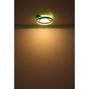 Globo GISELL Ceiling Light LED black, 1-light source, Remote control, Colour changer