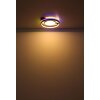 Globo GISELL Ceiling Light LED black, 1-light source, Remote control, Colour changer