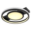 Globo GISELL Ceiling Light LED black, 1-light source, Remote control, Colour changer