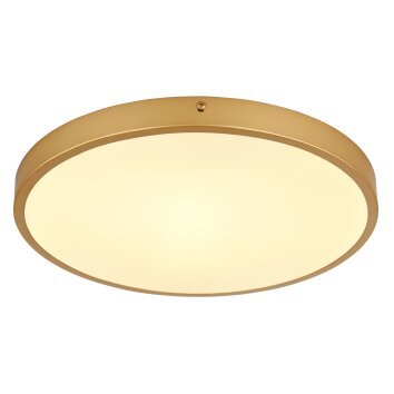 Globo TIBEY Ceiling Light LED brass, 1-light source