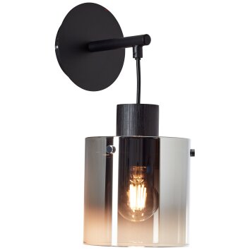 Brilliant Simonis Wall Light black, 1-light source