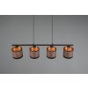 Reality DAVOS Pendant Light Taupe, 4-light sources