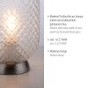 Leuchten Direkt REISHI Table lamp silver, 1-light source