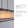 Leuchten Direkt RAVEN Pendant Light black, 4-light sources