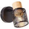 Brilliant Santy Wall Light black, 1-light source
