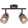 Brilliant Santy Ceiling Light black, 2-light sources