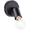 Brilliant Tiffany Wall Light black, 1-light source