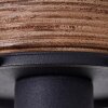 Brilliant Gwen Ceiling Light Dark wood, 1-light source