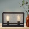 Brilliant Maze Table lamp black, 2-light sources
