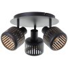Brilliant Tyas Ceiling Light black, 3-light sources
