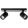 Brilliant Marty Ceiling Light black, 2-light sources