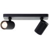 Brilliant Marty Ceiling Light black, 2-light sources
