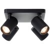 Brilliant Marty Ceiling Light black, 4-light sources