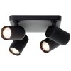 Brilliant Marty Ceiling Light black, 4-light sources