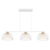 Globo VITIANO Pendant Light brown, white, 3-light sources