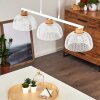 Besancon Pendant Light brown, white, 3-light sources