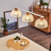 Besancon Pendant Light brown, white, 3-light sources