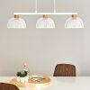 Besancon Pendant Light brown, white, 3-light sources