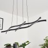 Fuliola Pendant Light LED black, 1-light source