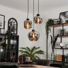 Talok Pendant Light Smoke-coloured, 3-light sources