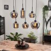 Talok Pendant Light Smoke-coloured, 6-light sources
