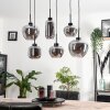 Talok Pendant Light Smoke-coloured, 6-light sources