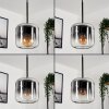 Lauden Pendant Light glass 15 cm clear, Smoke-coloured, 1-light source