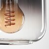 Lauden Pendant Light glass 15 cm clear, Smoke-coloured, 1-light source