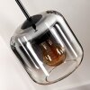 Lauden Pendant Light glass 15 cm clear, Smoke-coloured, 1-light source