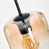 Lauden Pendant Light glass 15 cm Amber, clear, 3-light sources
