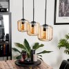 Lauden Pendant Light glass 15 cm Amber, 3-light sources