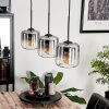 Lauden Pendant Light glass 15 cm clear, Smoke-coloured, 3-light sources