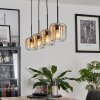 Lauden Pendant Light glass 15 cm Amber, clear, 4-light sources