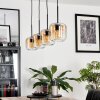 Lauden Pendant Light glass 15 cm Amber, clear, 4-light sources