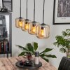 Lauden Pendant Light glass 15 cm Amber, 4-light sources