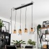 Lauden Pendant Light glass 15 cm Amber, 4-light sources