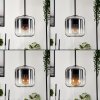 Lauden Pendant Light glass 15 cm clear, Smoke-coloured, 4-light sources