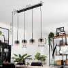 Lauden Pendant Light glass 15 cm clear, Smoke-coloured, 4-light sources