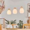 Ombucta Pendant Light Ecru, 3-light sources