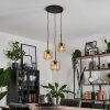 Lauden Pendant Light glass 15 cm Amber, 3-light sources