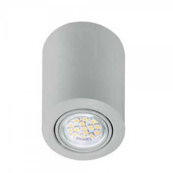 Nordlux TA ceiling light aluminium, 1-light source
