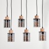 Loursin Pendant Light black, 6-light sources