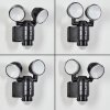 Anyarhwi Outdoor Wall Light LED black, 2-light sources, Motion sensor